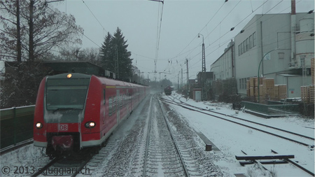 Vista dalla cabina - DB BR 425 (Germania)